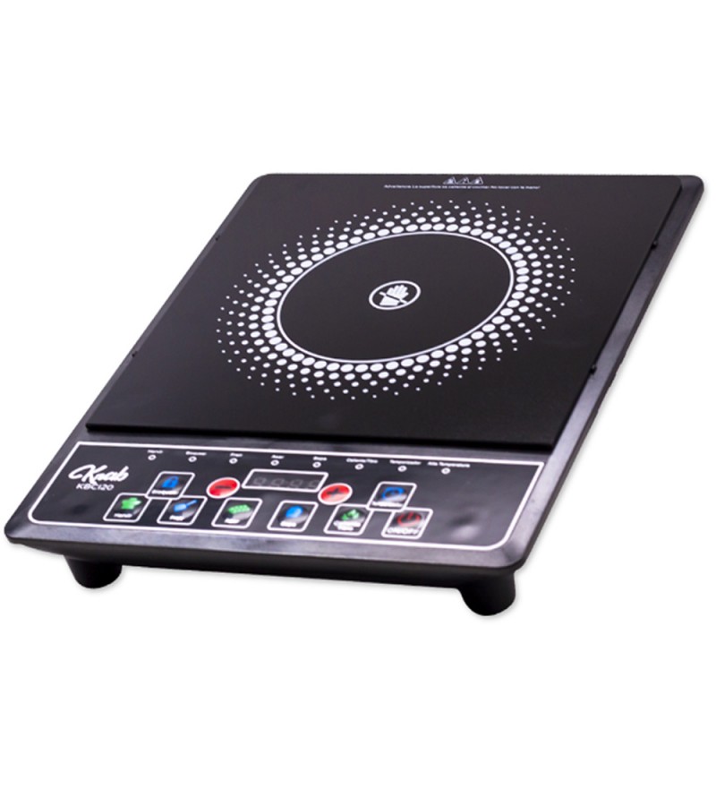 Cocina Eléctrica Krab Infrarroja KBCI20 con 2000W/LED/110V - Negro