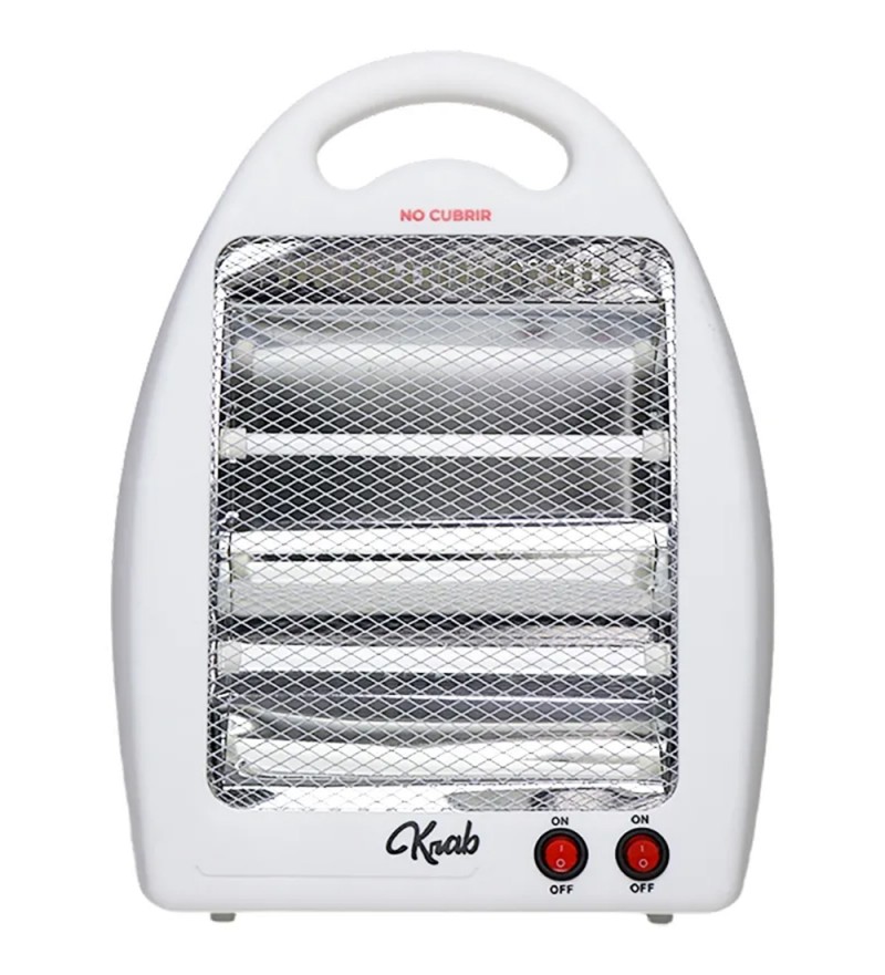  Estufa Eléctrico Krab KBEP800 Quartzo Portátil 110v - Blanco 