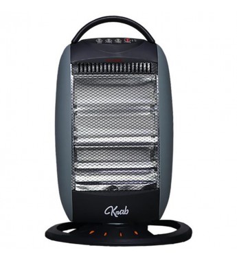  Estufa Electrico Krab KBEO1200 Quartzo Oscilante 1200W 220v - Negro