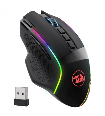 Mouse Gaming Inalambrico Redragon Enlightment M991-RGB/19000DPI Ajustable/9 Botones - Negro