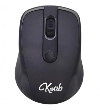Mouse Wireless Krab KBMI13 1600DPI/2.5GHZ/USB - Black