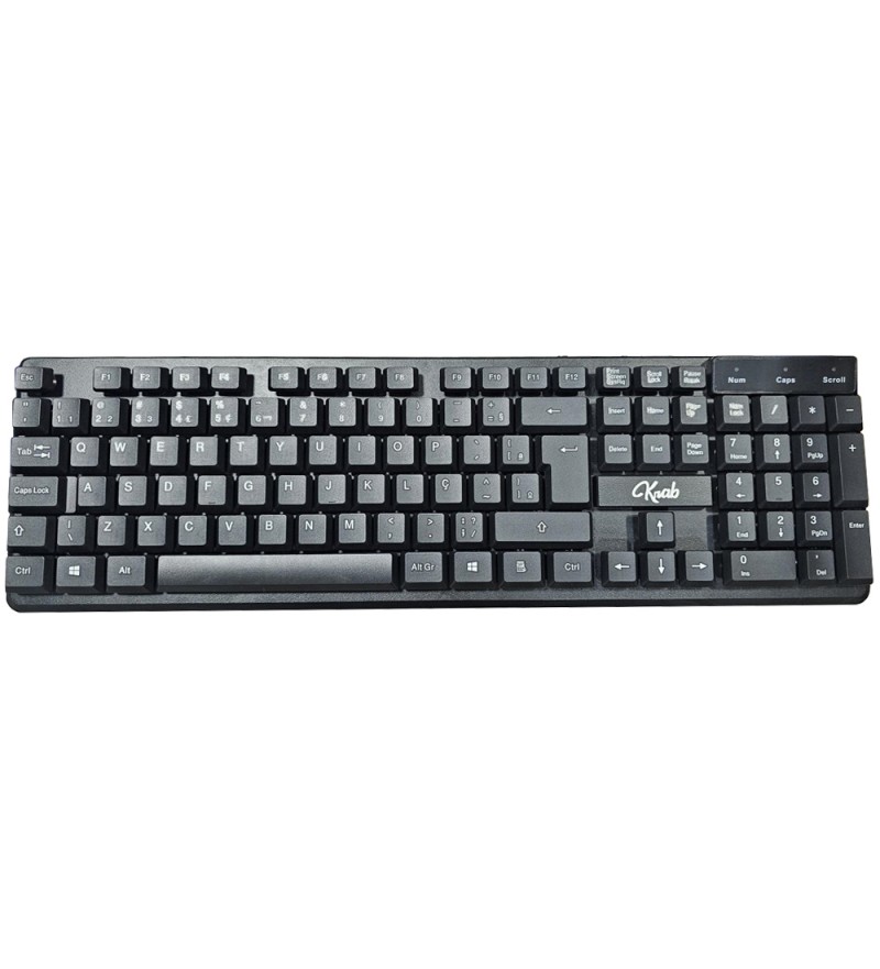 Teclado Krab KBTC20 Puerto USB - Negro