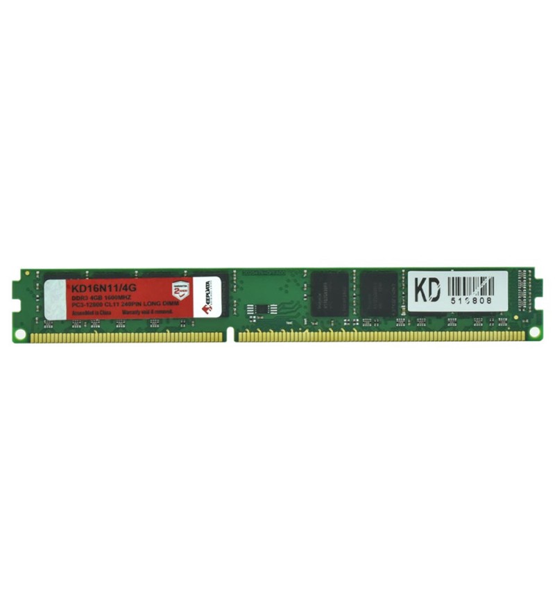 Memoria RAM para PC Keepdata de 4GB KD16N11/4G DDR3/1600MHz - Verde