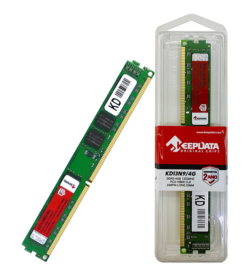 Memoria RAM para PC Keepdata de 4GB KD13N9/4G DDR3/1333MHz - Verde