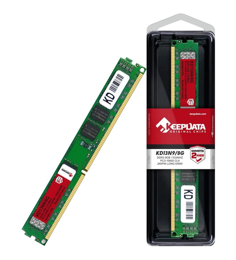 Memoria RAM para PC Keepdata KD13N9/8G de 8GB DDR3/1333MHz - Verde