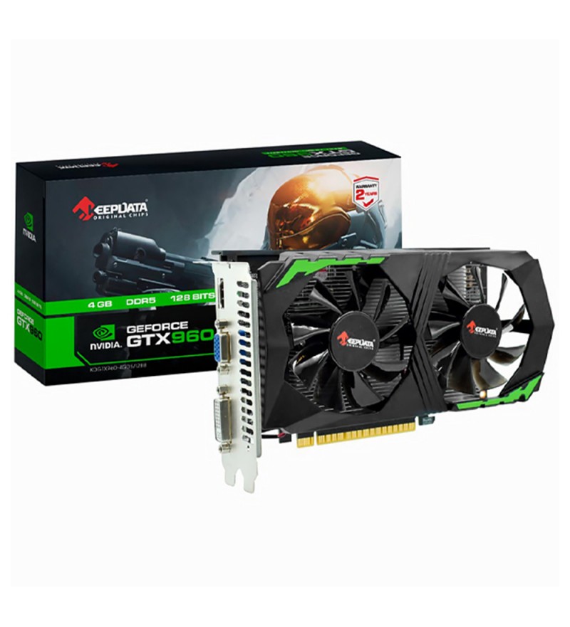 Placa de Video KeeData Geforce GTX960 con 4GB DDR5/1020MHz/HDMI/DVI/VGA