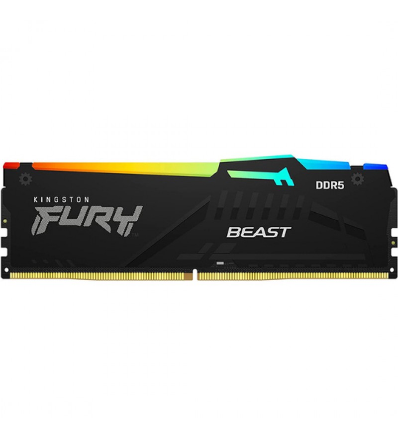 Memoria RAM para PC FURY Beast RGB de 16GB KF552C40BBA-16 DDR5/5200MHz - Negro