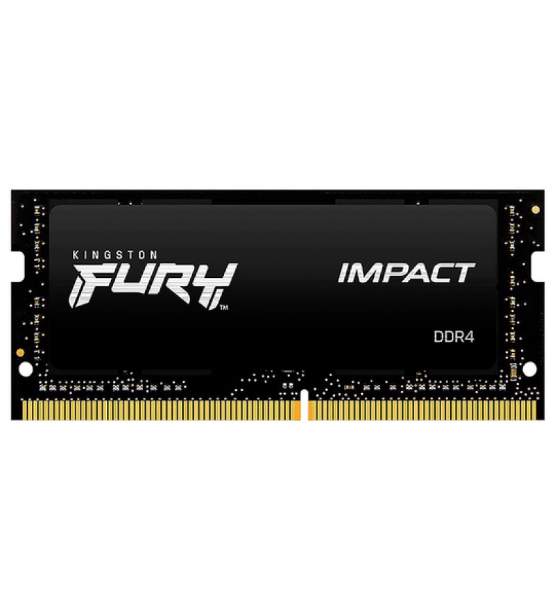 Memoria RAM para Notebook Kingston Fury Impact de 8GB KF432S20IB/8 DDR4/3200Mhz - Negro