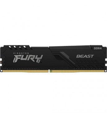 Memoria RAM para PC Kingston Fury Beast KF432C16BB/8 de 8GB DDR4/3200MHz - Negro