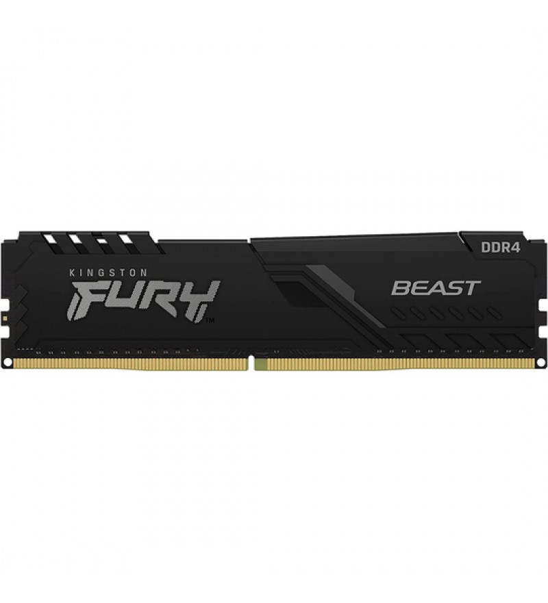 Memoria RAM para PC Kingston Fury Beast KF432C16BB/8 de 8GB DDR4/3200MHz - Negro