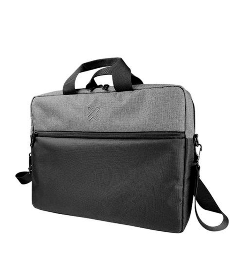 Maletín para Notebook Klip KNC-041 Classic Go de hasta 15.4" - Negro/Gris