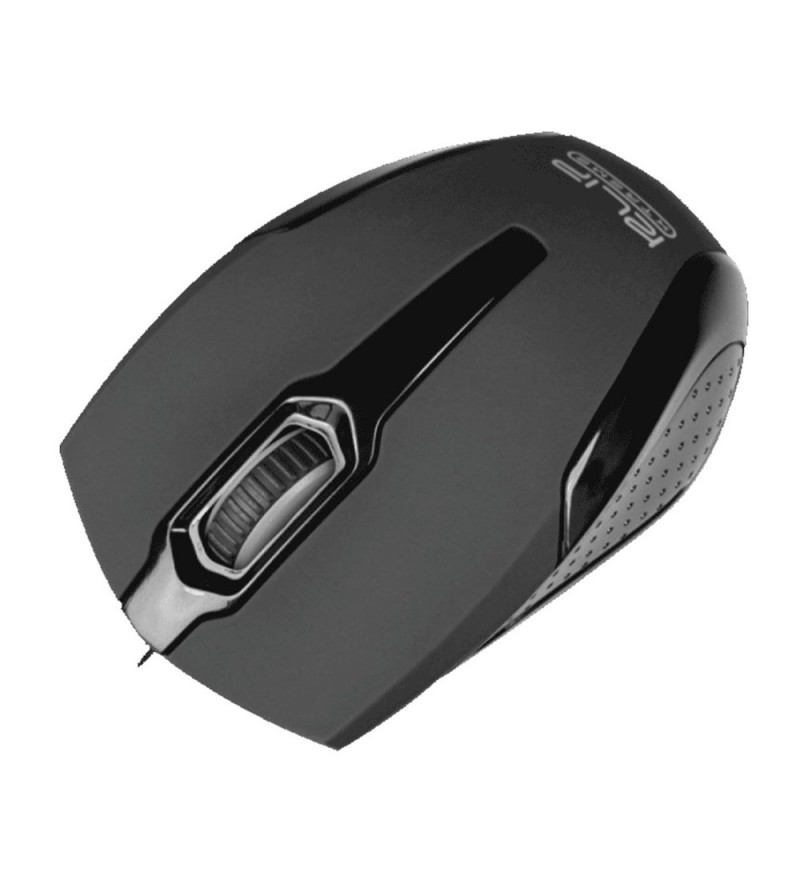 Mouse Klip Galet KMO-120BK 1000 DPI Ajustable/USB - Black