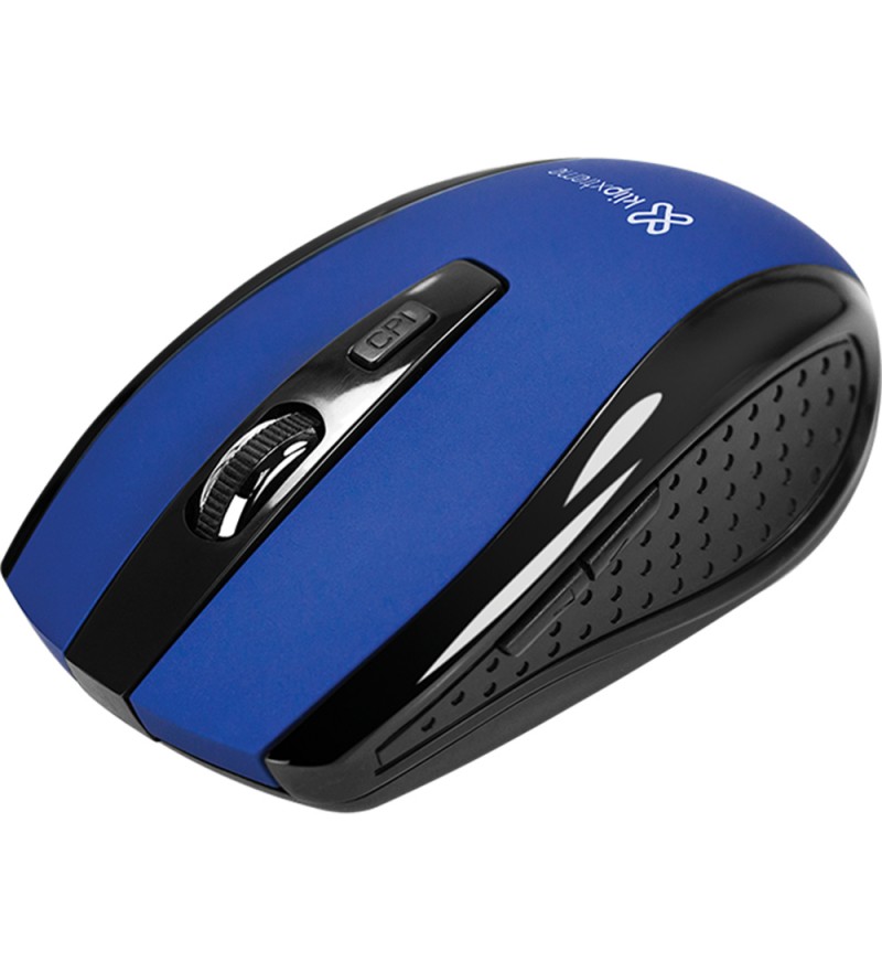  Mouse Klip KMW-340BL Klever Wireless 1600DPI/3Bot - Azul