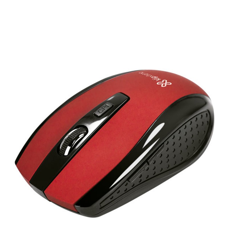 Mouse Klip Wireless KMW-340RD Klever 1600DPI/3Bot - Rojo