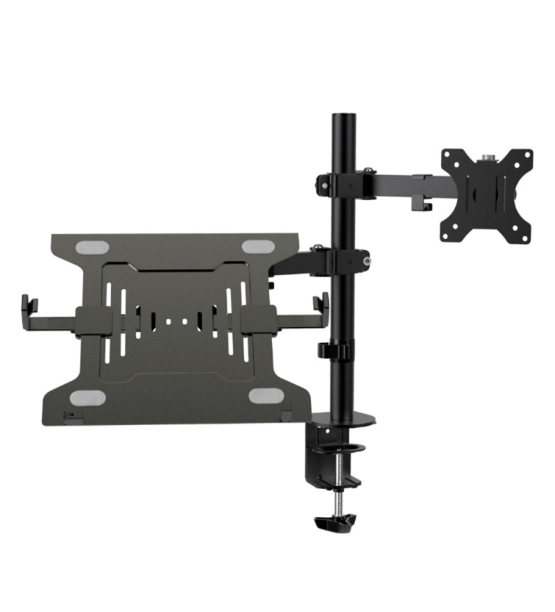 Soporte para Monitor/Notebook Klip KMM-301 13" a 32" hasta 8KG/360° - Negro