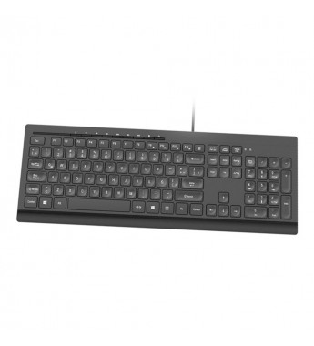 Teclado Klip KKM-252S Compass Multimedia (Español) - Negro