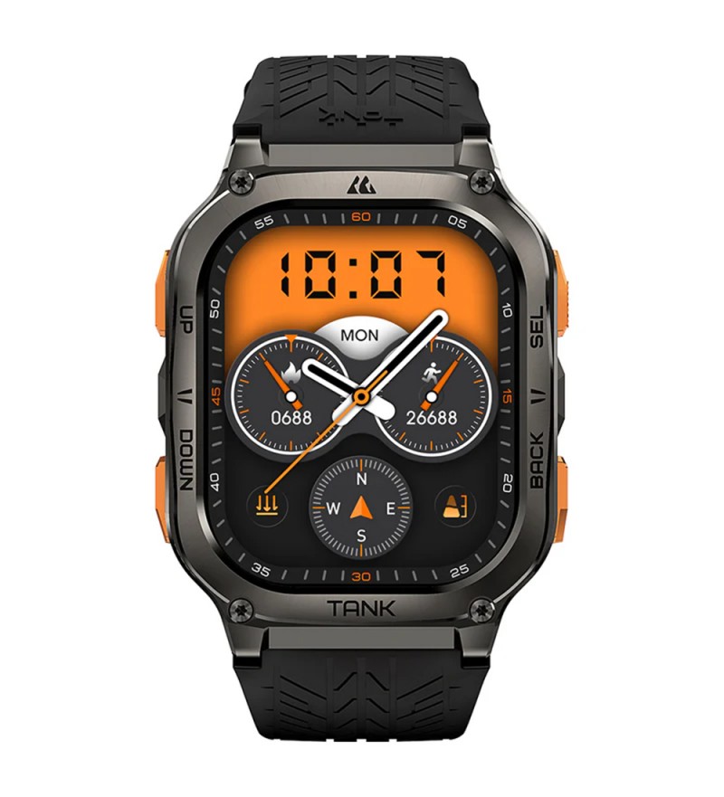 Smartwatch Kospet Tank M3 1.96" 42mm 5ATM/IP69K - Black