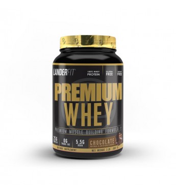 Suplemento LanderFit Premium Whey Chocolate - 936g 