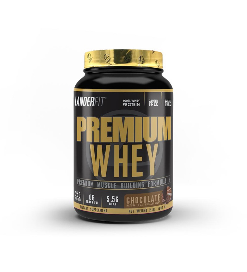 Suplemento LanderFit Premium Whey Chocolate - 936g 