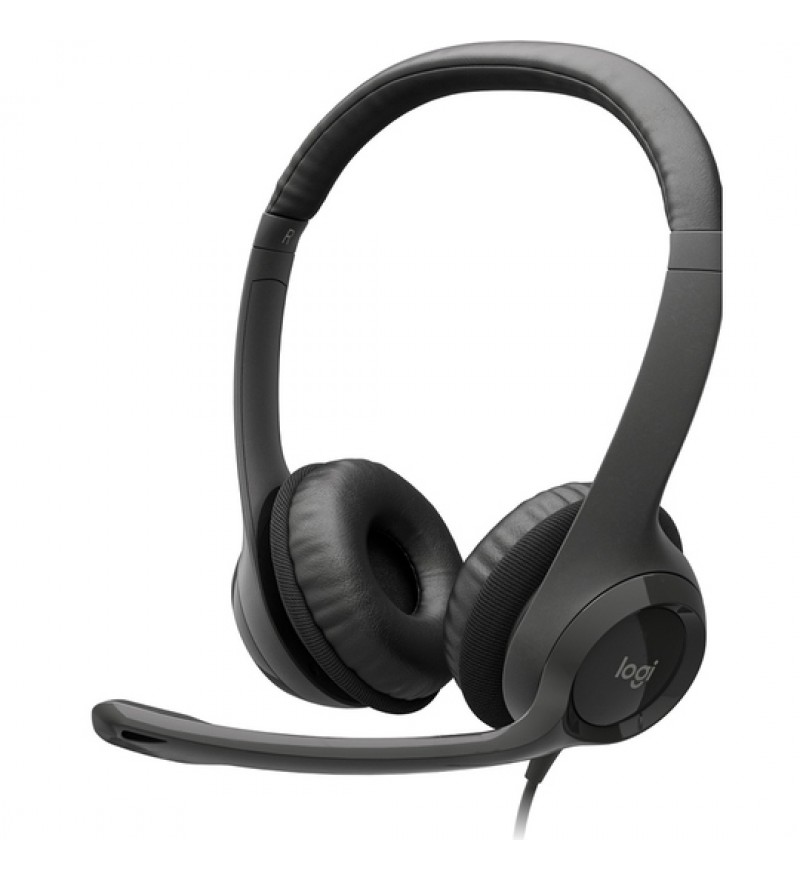 Auricular Logitech H390 981-000014 USB/Micrófono Bidireccional - Negro
