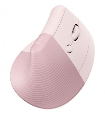 Mouse Wireless Logitech Lift MR0094 910-006472 4000DPI Ajustable/6 Botones/Bluetooth - Rosa 
