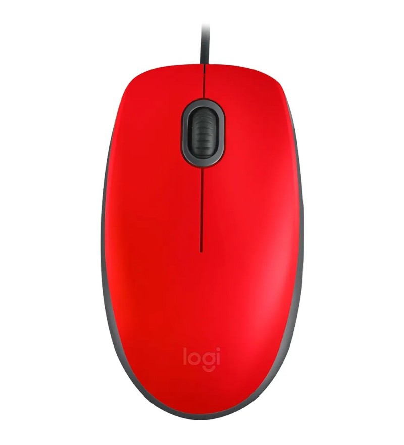 Mouse Logitech M110S Silent 910-006755 USB- Rojo