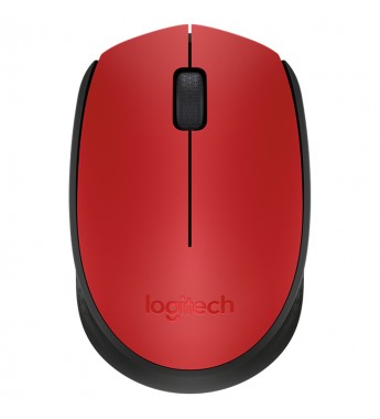 Mouse inalámbrico Logitech M170 910-004941 3 Botones - Rojo/Negro