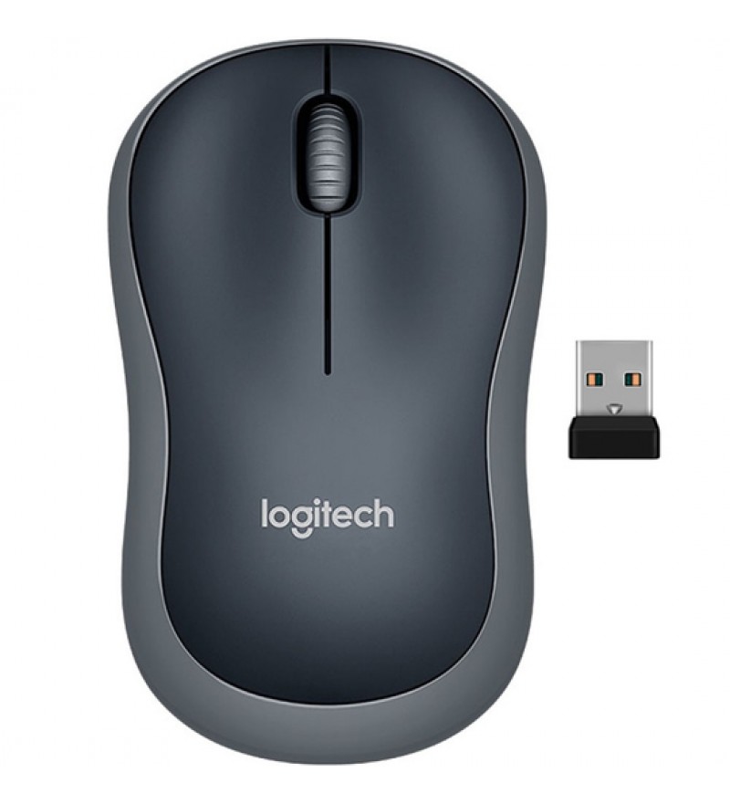 Mouse Inalámbrico Logitech M185 910-002225 1000DPI/3 Botones - Gris/Negro