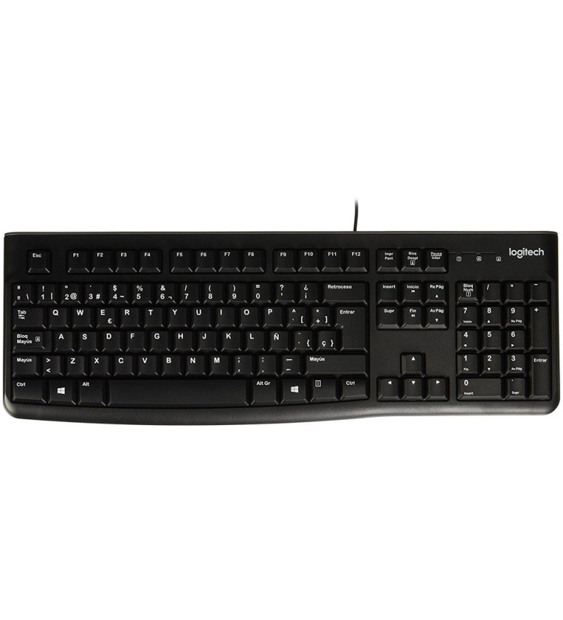 Teclado Logitech K120 920-004422 USB Español - Negro