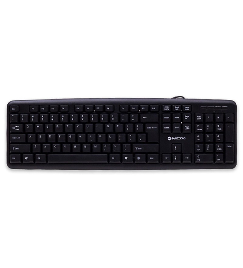Teclado MOX MO-K350 USB-A/Ingles - Black