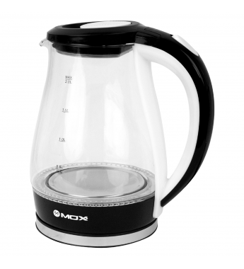 Hervidora Eléctrica MOX MO-EK22 Vidrio 2000W/2L/220V - Transparente 