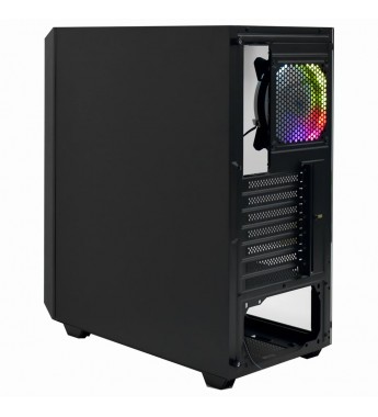 Gabinete Gamer Mtek MK-2606 Mid Tower/1Fan RGB - Black
