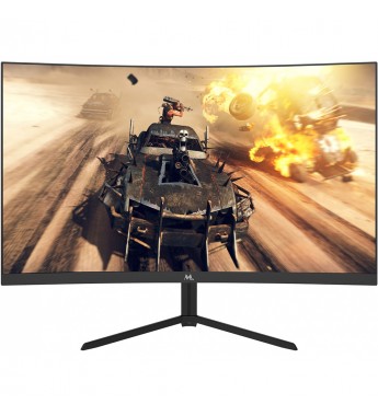 Monitor LED Curvo Gaming Mtek de 24" FHD M24SFV165 HDMI/DisplayPort/165Hz/Bivolt - Negro
