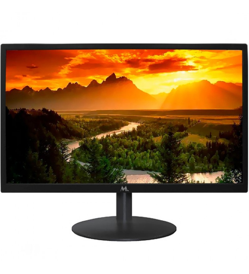 Monitor LED Mtek de 20" MS20NHT HD HDMI/VGA/Bivolt - Negro