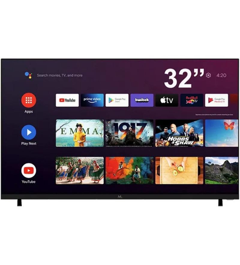 Tv Smart Led 32" MTEK MH32FSAHD6 Wi-fi-2XHDMI-2XUSB-Slim
