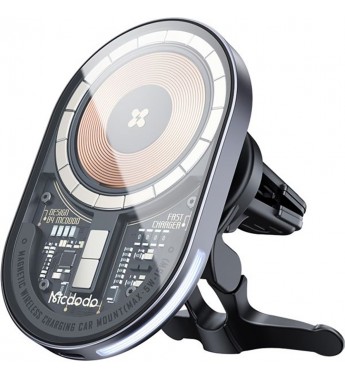 Cargador Vehicular Wireless Mcdodo CH-2340 Deep 15W/Magnetic - Gray 