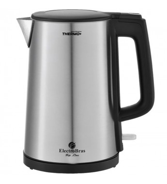 Hervidora Eléctrica Electrobras Thermo EBJE-04 1.5L/110V - Negro/Plata