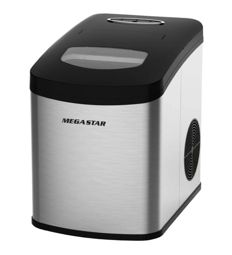 Fabricadora de Hielo Megastar ZB22 Acero Inox 220V - Silver