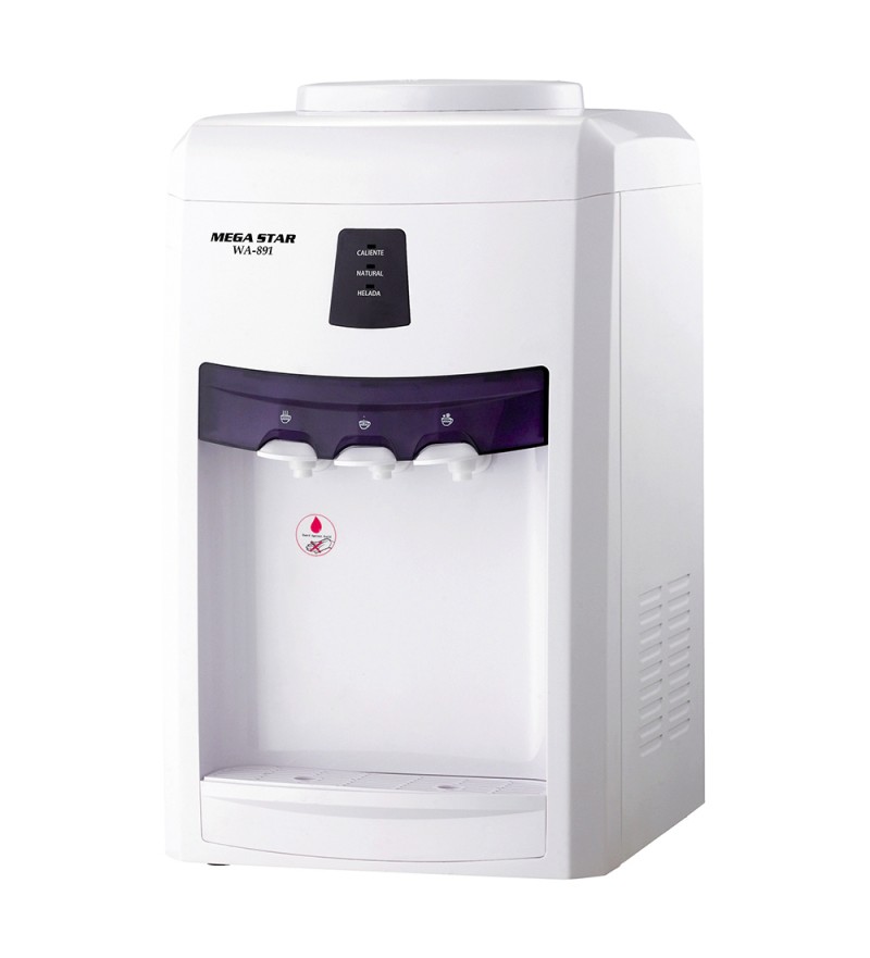 Bebedero de Mesa Megastar WA891B Frio/Caliente 110V con Compresor - Blanco