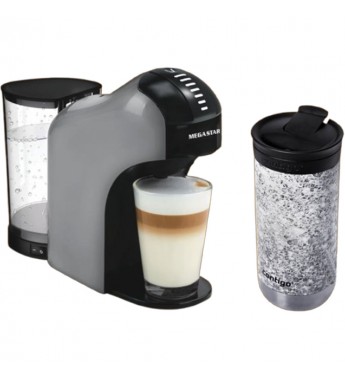 Cafetera Megastar CAF02 + Vaso Térmico Mármol - 473mL (Edición Especial)