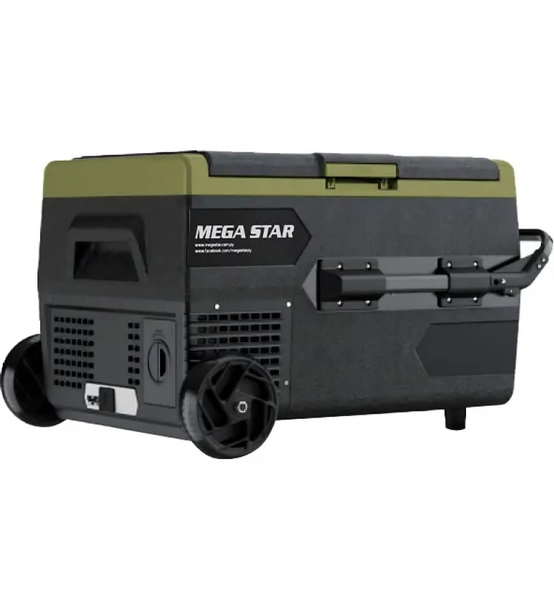 Conservadora para Vehículos Mega Star CB65 65 Litros - Black/Green (Caja Fea)