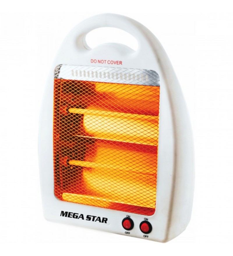Estufa Megastar TC82 con 800W/2 Temperaturas/220V - Blanco