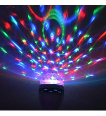 Lámpara RGB Giratoria Megastar LS978A 5W/Bivolt - Blanco/Verde