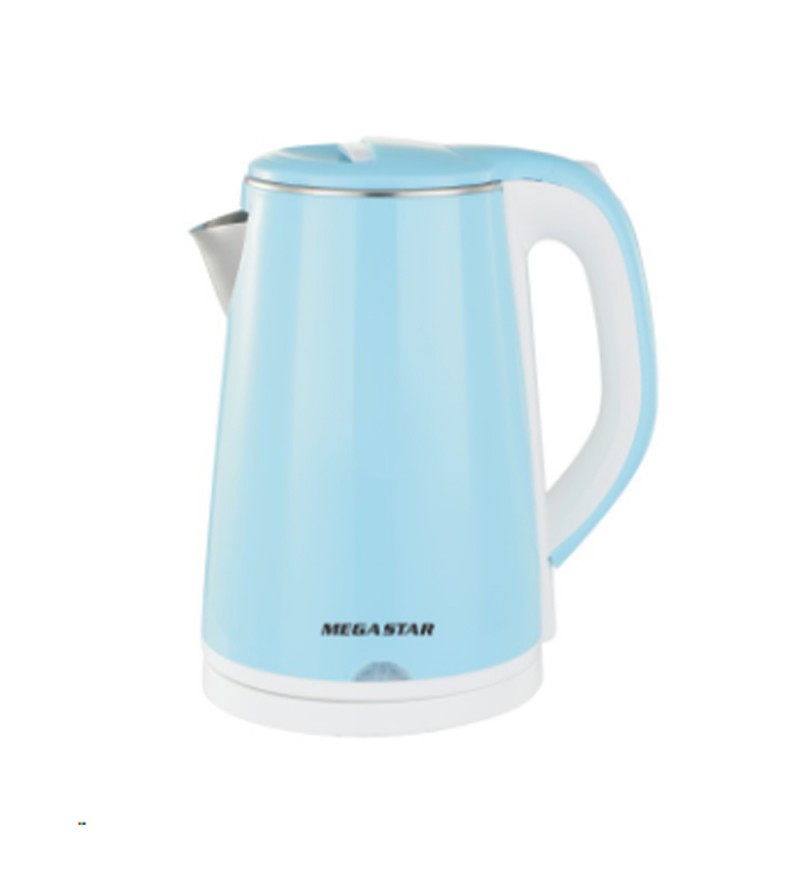 Hervidora Electrica MegaStar TM8902R 220V 1.8L- Azul