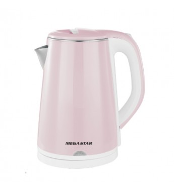 Hervidora Electrica MegaStar TM8902R 220V 1.8L- Rosa 