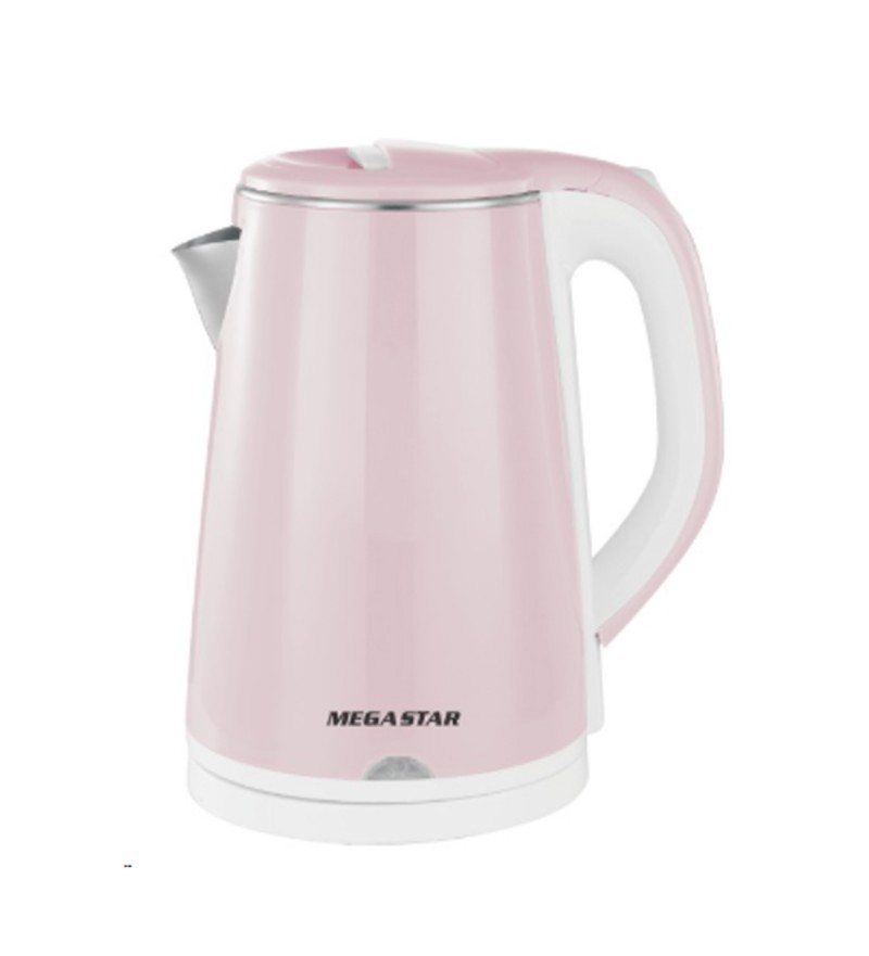 Hervidora Electrica MegaStar TM8902R 220V 1.8L- Rosa 