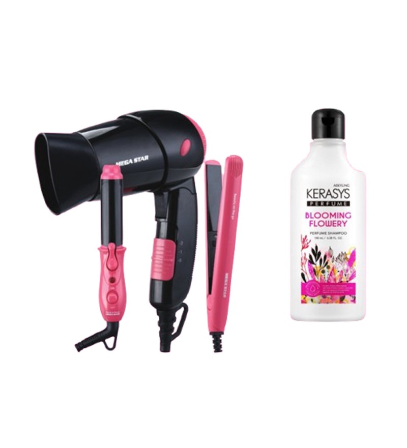 Kit Mega Star GWB056KIT + Shampoo Kesasys Blooming Flowery Pack03