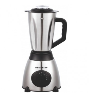 Licuadora Megastar KC1988C con 500W/1.5L/220V - Plata