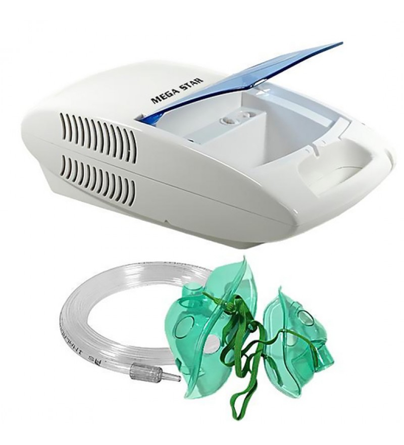 Nebulizador Megastar NR-A72A hasta 10mL/220V - Blanco/Azul