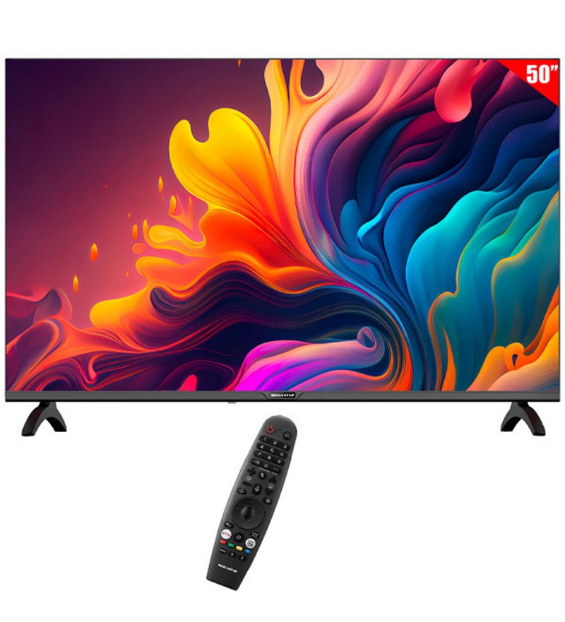 Smart TV ULED de 50" Megastar LED50SM FHD con HDMI/Wi-Fi/AV/Android - Black